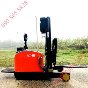 xe nâng điện heli đứng lái mini