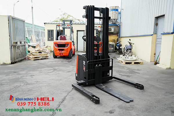 Xe Nâng Tay điện đứng Lái Cho Pallet 2 Mặt
